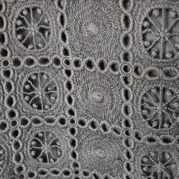 Free People Noir Black Eyelet 2-Piece Party Outfit Mini Skirt & Bralette Top Y2K - Picture 8 of 15